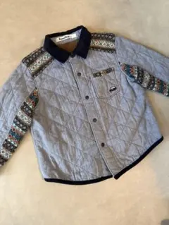 ファミリア アウター チェックシャツ デニムシャツ 90