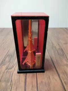 昭和レトロ 東京タワー ガラスミラー 置物 匿名配送
