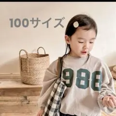 新品タグ付き キッズ ロンT 100 90 110 120 130 韓国 秋服