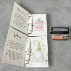 Dior リップグロス　香水　3点サンプル セット　ミスディオール　ジャドール