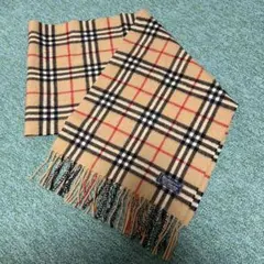 Burberrys バーバリーズ　イングランド製 ノバチェック ウールマフラー