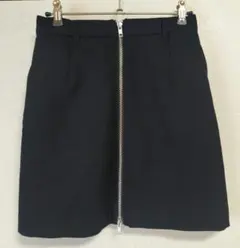 【LOWRYS FARM】ウールライクZIPミニスカート