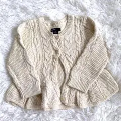 【美品】　babyGap アイボリー カーディガン 12-18ヶ月