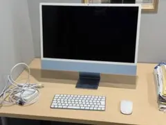 Apple iMac 24インチ ブルー 本体 M3/8GB/256GBのサムネイル