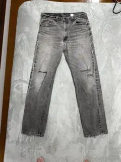 Levi's ダメージ加工 グレー ジーンズ