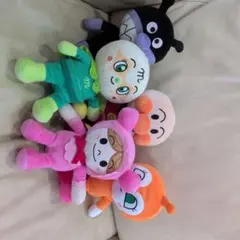 アンパンマンキャラクター　ぬいぐるみ　6体セット