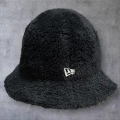 C495/NEW ERA ニューエラ ボアハット 帽子 ブラック