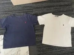 ポロラルフローレン　tシャツ　ベビー　90 ネイビー　ホワイト