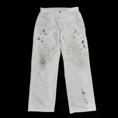 Dickies ペンキペインターパンツ ペイントダメージ白 ディッキーズ W85 Dickies ホワイトペインターパンツ - Fresh Service NECESSARY
