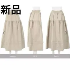【タグ付き新品】KOBE LETTUCE タックディテールボリュームスカートのサムネイル