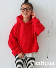 専用　ANTIQUA 　プルオーバーパーカー　160