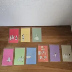 【未使用】長谷川町子美術館限定 サザエさんポチ袋(9種類セット)