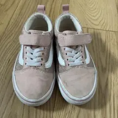 Vans ピンク スニーカー ベルクロ付き17.0cm