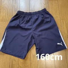 PUMA ハーフパンツ　紺色　160cm 薄手