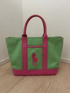 ポロラルフローレン⭐︎キャンバストートバッグ⭐︎ミニポーチ付き⭐︎