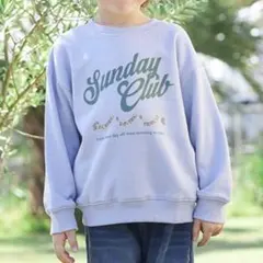 b.ROOM グラフィックトレーナー 120 ビールーム　スウェット