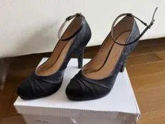 【未使用】結婚式に！フォーマルサテン&レースハイヒール