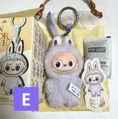 POPMART PIN FOR LOVE イニシャル ラブブLABUBU 【E】
