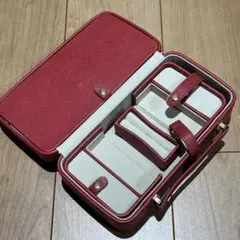 アクセサリー ジュエリー ケース 未使用 新品 赤