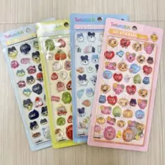 ◎たまごっち◎3Dステッカーぷくぷくボンボンドロップうるうるシール4枚セット◎