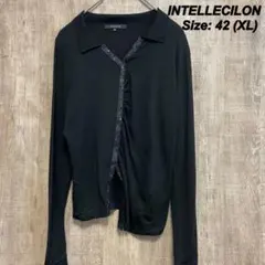 INTELLECTION インテレクション ニット カシミア混 ビーズ付 XL