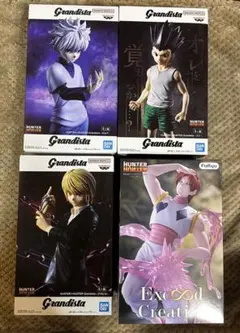 HUNTER×HUNTER クラピカ キルア ゴン ヒソカ フィギュアのサムネイル