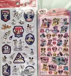【正規品】ディズニー 　ミッキー　ミニー　シール　2枚セット