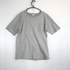 USA製 チャンピオン T1011 半袖ポケットTシャツ グレー系 Mサイズ
