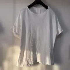 PARIGOT❤︎袖口折り返し⭐︎シンプル ホワイト 半袖 Tシャツ⭐︎超美品！のサムネイル