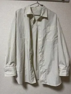 ストライプ長袖シャツ Mサイズ