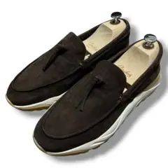 Santoni サントーニ スエードローファー ブラウン UK8 27cm相当のサムネイル