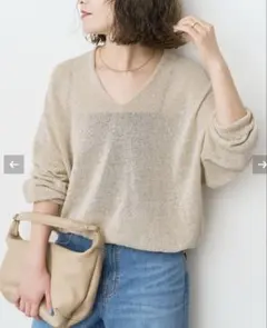 26SS⭐︎Spick & Span ペーパーヤーンコクーンシルエットプルオーバー