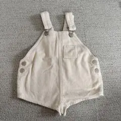 jejeunosity サロペット　コーデュロイ　80 ホワイト