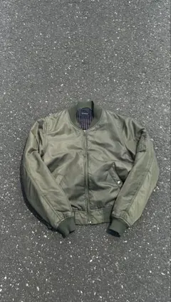00's archive ma-1 フライトジャケット オリーブ ボーダー M
