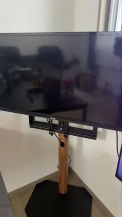【引き取り】TCL55V型4K液晶テレビ＋FITUEYESテレビスタンドセット 引き取り】TCL55V型4K液晶テレビ＋FITUEYESテレビスタンドセット