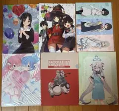 このすば　リゼロ　など　クリアファイル　まとめ売り