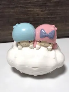 サンリオ50thリトルツインスターズ★キキ＆ララのなかよし小物入れ