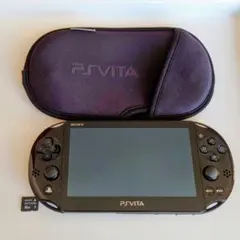 PS Vita　 PCH-2000 本体　カバー　ソフト付き　バッテリー交換済み