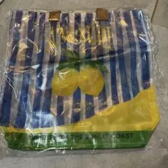 チャオパニックティピー ノベルティ ビニールバック　レモン柄 トートバッグのサムネイル