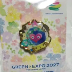 GREEN×EXPO 2027 花博、トゥンクトゥンク×サンリオ　 ピンバッジ