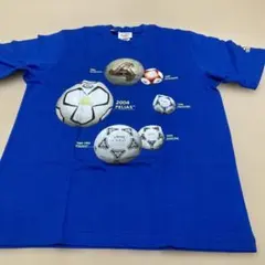 04年 サッカー日本代表 歴代公式球 Tシャツ アディダス