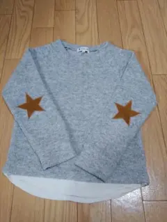 グローバルワーク　120　星　ニット　スウェット　トレーナー　重ね着