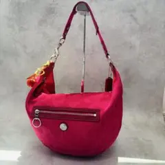 coach one sholder bag y2k pink signature