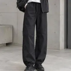 H&M REGULAR FITレギュラーフィットイージー ジョガー ワイドパンツ