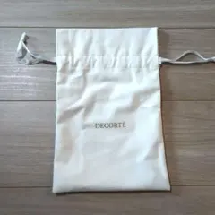 【美品】DECORTÉ ホワイト巾着袋 ギフト ラッピング