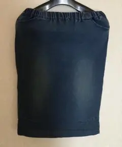 【未使用】デニムスカート　サイズM ストレッチ　ネイビー系