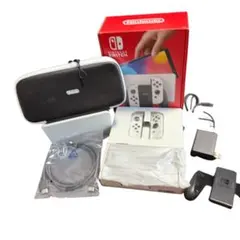 Nintendo Switch(有機ELモデル) ホワイト　ケース付