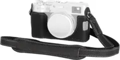 本革 カメラとレンズ収納袋 FUJIFILM X100など用 - メルカリ