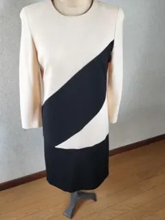 pierre cardin 長袖ひざ丈ワンピース Lのサムネイル