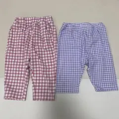 女の子　柄物ズボンセット 80㎝ UNIQLO GU